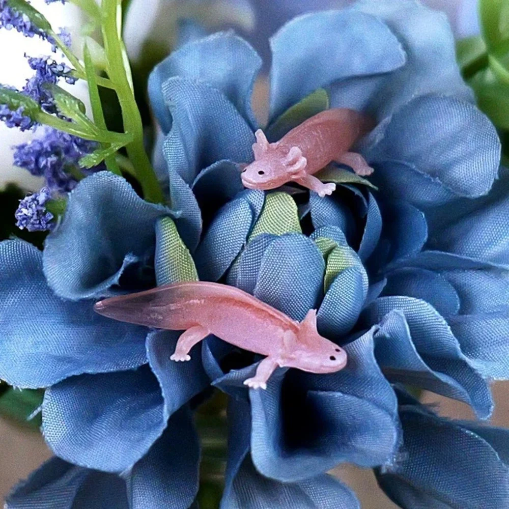 Bundle Deal - Axolotl Miniature Figure - Hand Painted‎ Collectible Mini Figurine